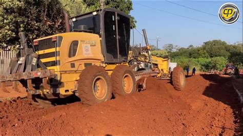 RG140B RECUPERANDO RUAS Motoniveladora Patrol Patrola Road Grader Motor