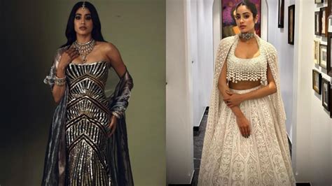 Janhvi Kapoor Steals The Show In Stunning Outfits Actress Looks Drop Dead Gorgeous In Ethnic