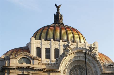 Cúpula Del Palacio De Las Bellas Artes Foto Duvi Taj Mahal