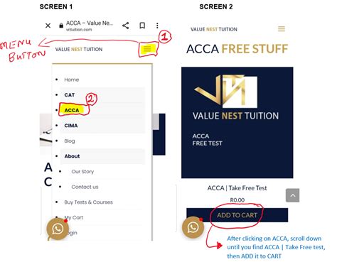 How To Access Free Content On Mobile Value Nest Tuition Acca