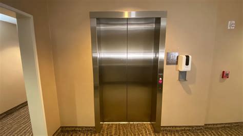 Steps And Schindler 330A Hydraulic Elevator At The Comfort Inn In