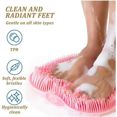 Jual Sikat Pijat Kaki Bahan Silikon Anti Slip Untuk Kamar Mandii Dengan