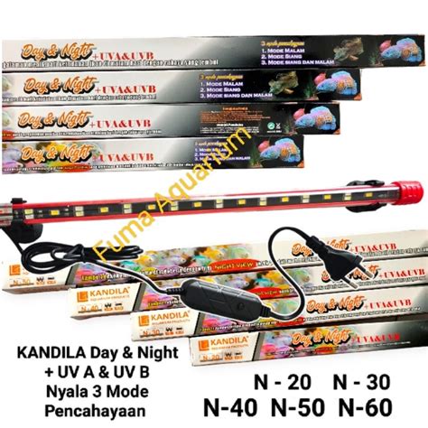 Jual Lampu Celup Aquarium KANDILA DAY NIGHT UVA UVB LED T4 N