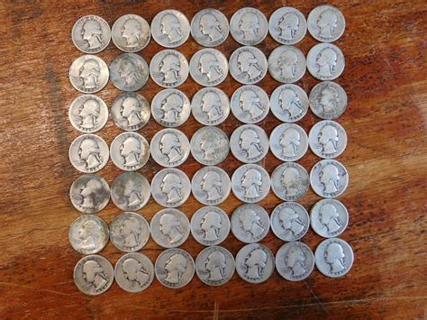 Lot - 49 U.S. Silver Quarters