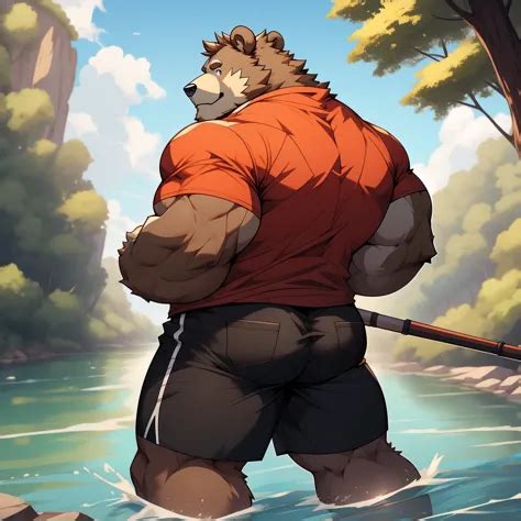 Anthropomorphic Tanukimale Peoplemusculousvast PecsNaked Pectoral