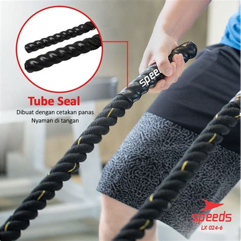 SPEEDS Tali Fitness Battle Rope Battling Ropes Gym Waves Rope Crossfit