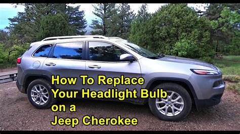 How To Replace Your Headlight Bulb On A Jeep Cherokee YouTube