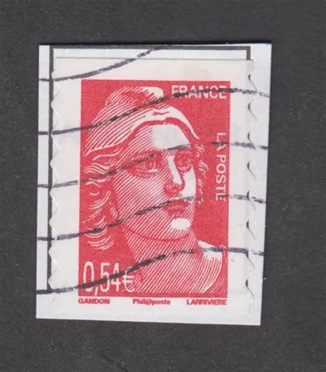 FRANCE TIMBRES OBLITÉRÉS Autoadhésifs N96 3977 Marianne de