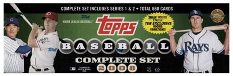 2008 Topps MLB Baseball Complete Factory Set Holiday Edition Cards