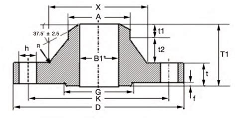 Ansi B Weld Neck Flange Inch Lb Landee Flange