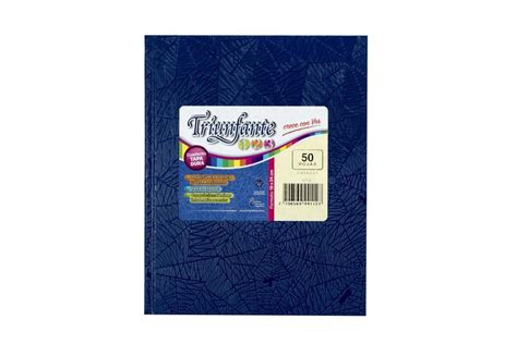 CUADERNO TRIUNFANTE 123 T D X 50HR N3 AZUL 441127 COMERCIAL SUMA