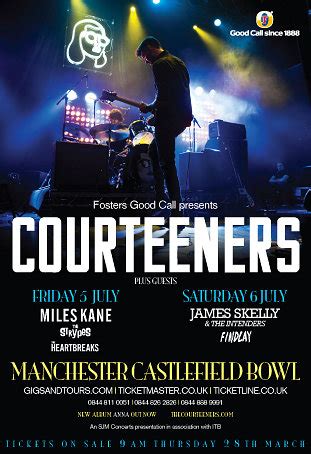 Tom Martin | Photographer | Blog | The Courteeners // Tour Poster