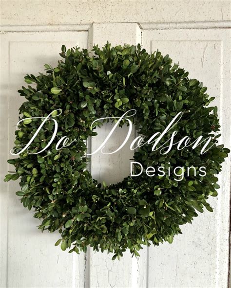 Boxwood Outdoor Wreath - How To Make In Less Than An Hour