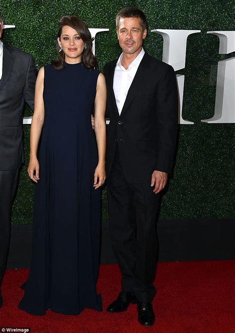 Marion Cotillard Talks About Sex Scene With Brad Pitt For Wwii Spy Thriller Allied Daily Mail