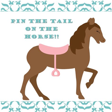 Pin The Tail Printable - Printable Free Templates