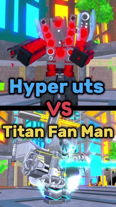 Hyper Upgraded Titan Speakerman Vs Titan Fan Man Shorts