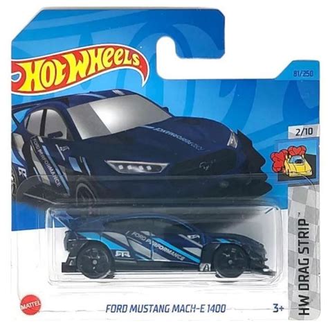 Hot Wheels Машинка базовой коллекции FORD MUSTANG MACH E синяя HKH купить с