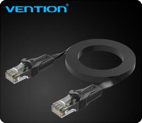 Vention Flat Cat Utp Patch Cable M Black