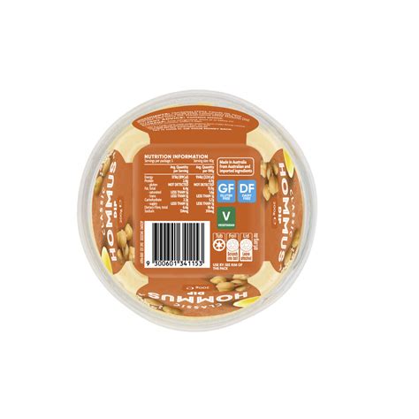 Coles Dairy Hommus Dip 200g Is Halal Suitable Halal Check