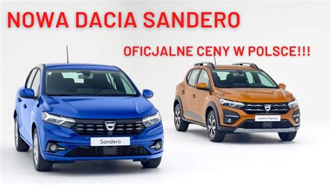 Dacia Sandero I Sandero Stepway Oficjalne Ceny W Polsce Youtube