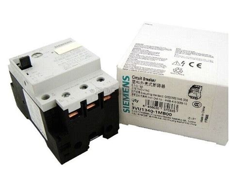 1pcs New Siemens Motor Protection Circuit Breaker 3vu1340 1mb00 01 016a Nv Ebay