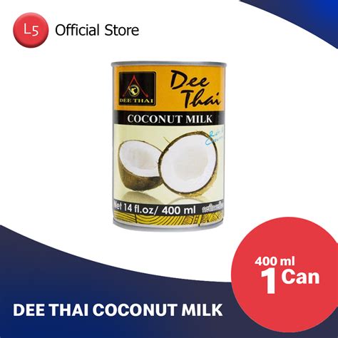 Dee Thai Coconut Cream 400ml Level Five