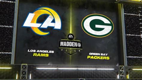 Los Angeles Rams Vs Green Bay Packers 2023 Week 9 Game Simulation