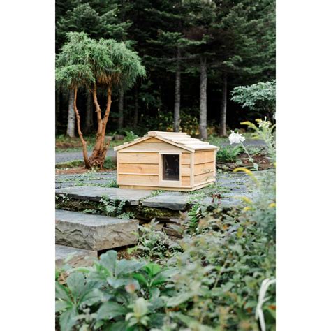 Outdoor Extra Large Cedar Wood Cat House Shelter Uc Exlch 109 206 Uc