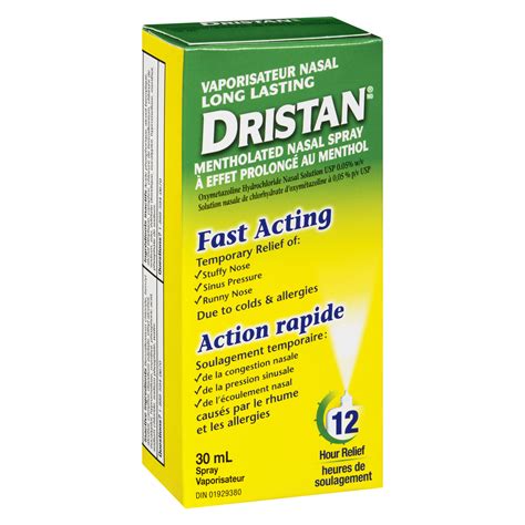 Dristan Long Lasting Nasal Spray Mentholated Pharmaserve