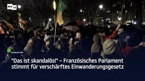 Das Ist Skandal S Franz Sisches Parlament Stimmt F R Versch Rftes