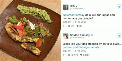 Gordon Ramsay Twitter Roasts People's Food & It's Hilarious