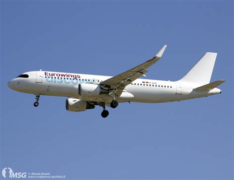 Eurowings Discovery A Ceo White Livery Landing Alessiozausio