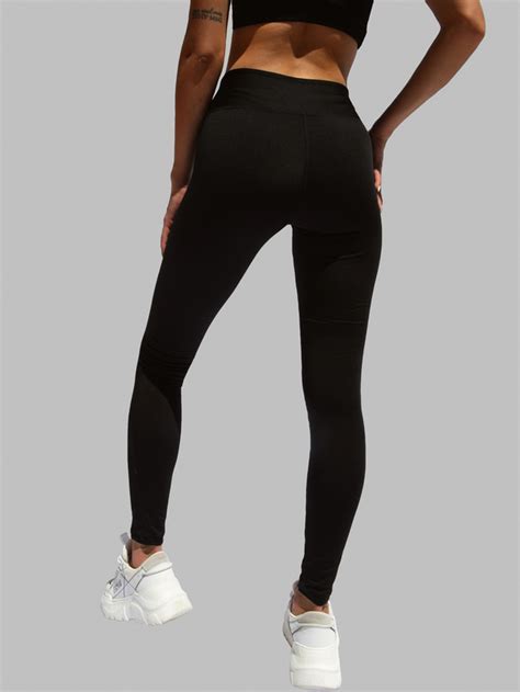 Leggin Calza Lisa Negro Taiyo Fitness Rokafit