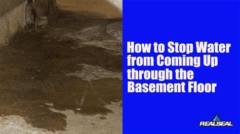 How To Stop Water Seeping Through Concrete Floor Viewfloor Co