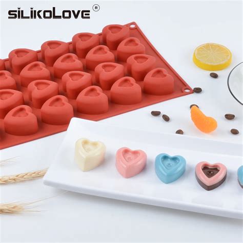 Silikolove Moule Chocolat En Silicone En Forme De C Ur Cavit S Pour