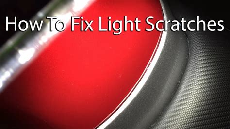 How To Remove Light Scratches From A Motorcycle Tank Youtube