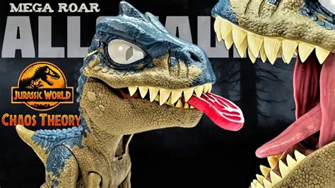 Mattel Jurassic World Chaos Theory Mega Roar Allosaurus Review YouTube