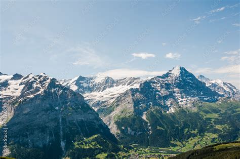 Grindelwald Eiger Eigernordwand Schreckhorn Unterer