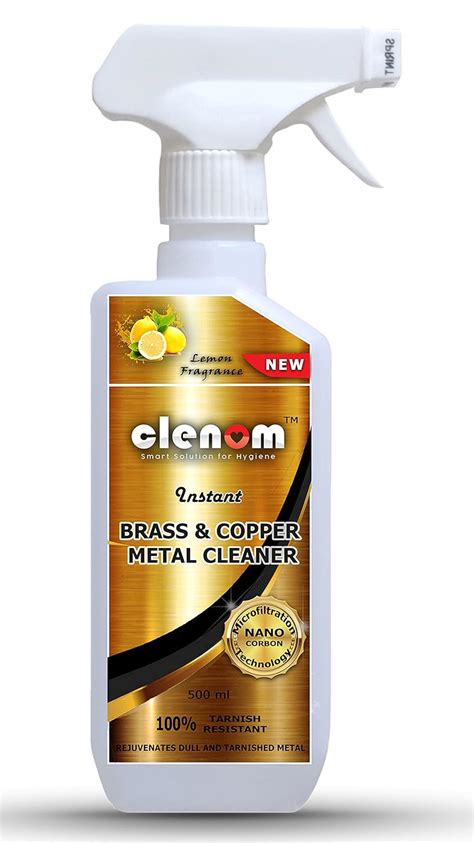 Clenom Instant Brass And Copper Metal Cleaner Sprayer Cleaning Liquid