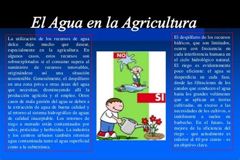 Presentación 2 El Agua En La Agricultura Seminario I