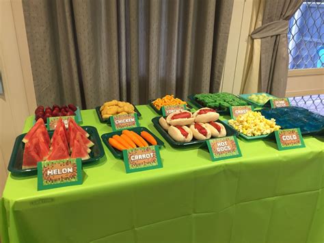 Minecraft Party Food Minecraft Party Food Minecraft Party Minecraft