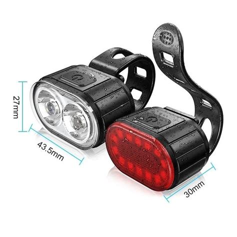 Fahrradlicht Set Per Usb Aufladbar Led Velolicht Kaufen Auf Ricardo