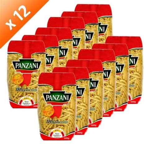 Panzani Macaroni 500g X12 Cdiscount Au Quotidien