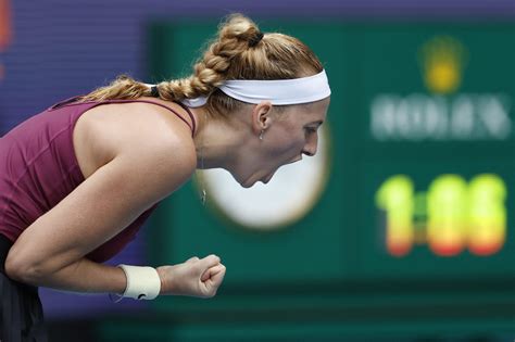 Kvitova Upsets Rybakina To Win First Miami Open Title Inquirer Sports