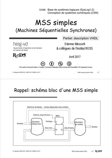 Pdf Conception De Syst Mes Num Riques Csn Mss Simples Mss Simples