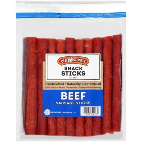 Old Wisconsin® 6 Inch Beef Sausage Snack Sticks 26 Oz Frys Food Stores