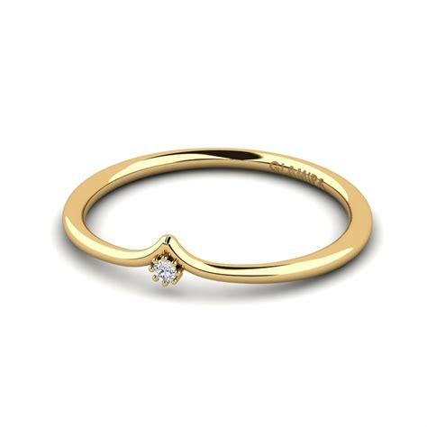 Pedir Anillo De Compromiso Angelika En Corte Redondo 14k Oro Amarillo