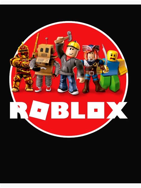 "roblox all characters,roblox logo" Art Board Print for Sale by ltiapro ...