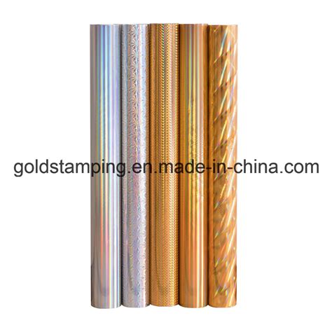 Multi Color Hot Stamping Foil For Paper Holographic Hot Stamping Foil And Heat Transfer Foil