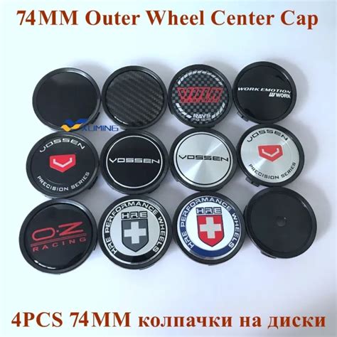 74MM VOLK Emblem Wheel Center Cap For Vossen Rims Car Covers Work OZ